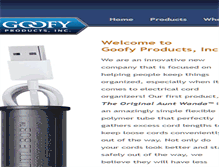 Tablet Screenshot of goofyproductsinc.com